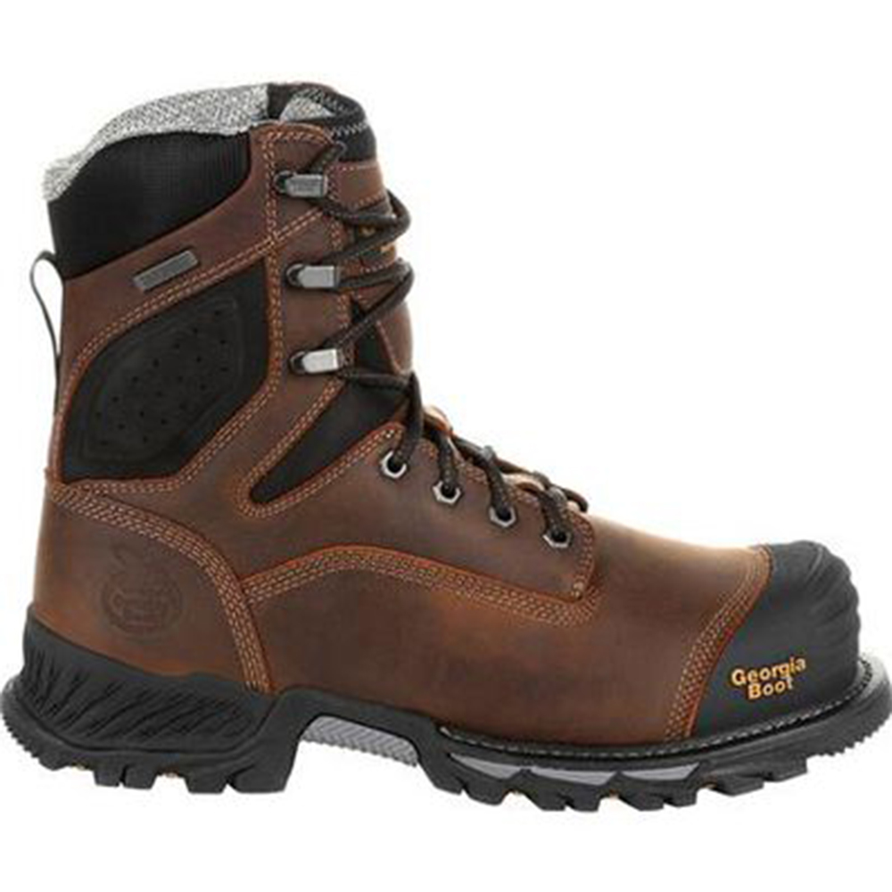 Georgia Boot Rumbler 8 Inch Waterproof Work Boots with Composite Toe from GME Supply
